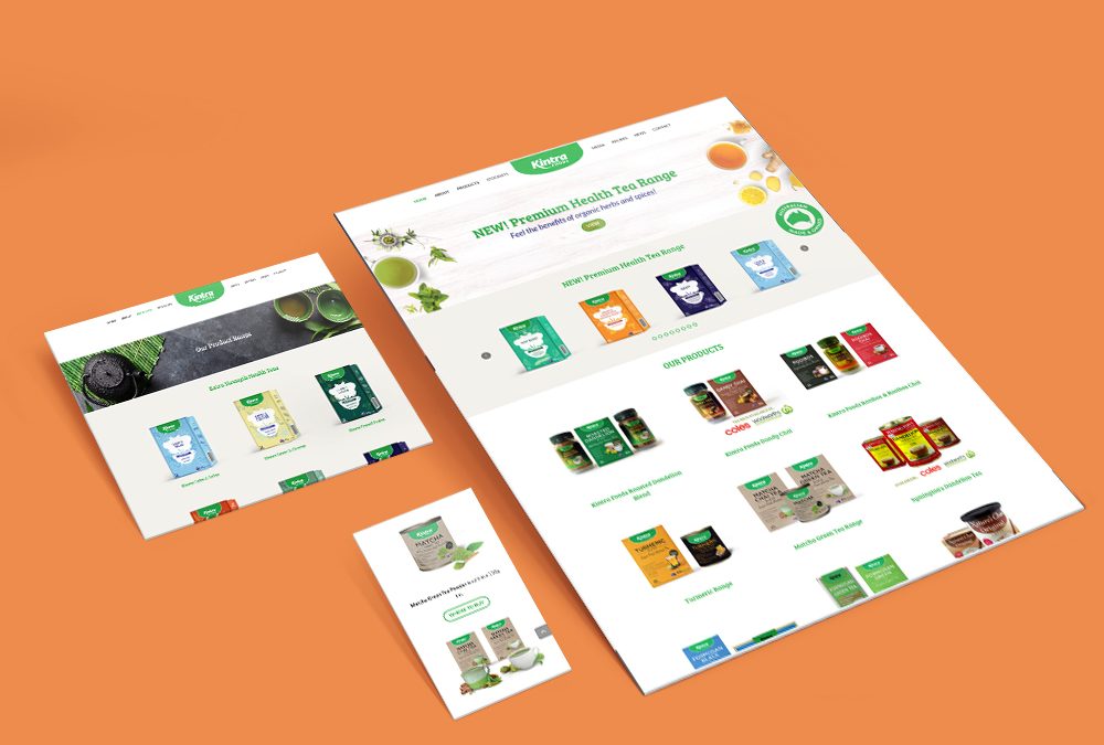 Kintra Foods Website Design